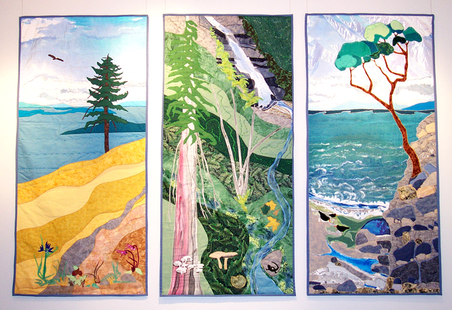 Donna-Fay Digance: Saturna National Park Triptych